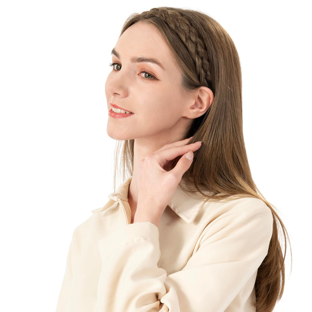 BOBIYA Sunset Brown headband adjustable design supports comfortable wear.