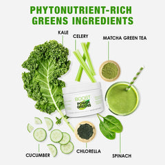 Power Greens Boost being mixed into a smoothie