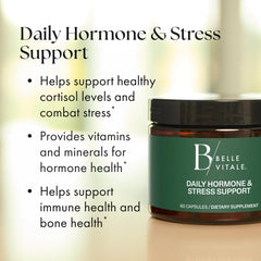 BODi Belle Vitale Duo bottle - back label with supplement facts