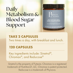 Graphic of Sinetrol, Chromax, and Reducose ingredients
