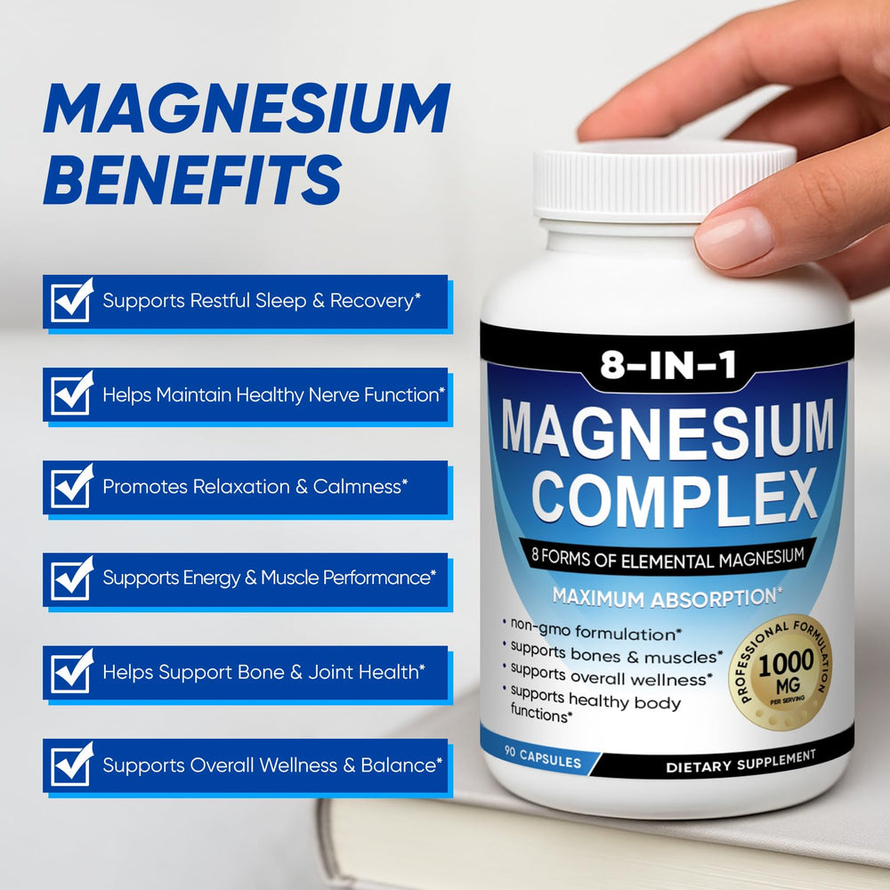BODUNMSCA Magnesium Complex vegan non-GMO icon signals clean supplement choice.