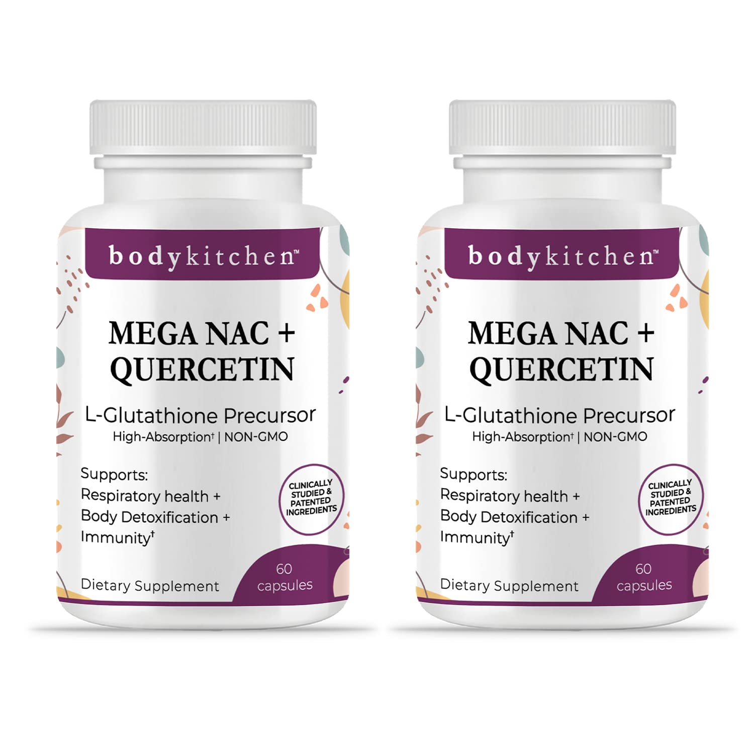 Product image: Body Kitchen Mega NAC 600 mg with Quercetin Veggie Caps Pack of 2