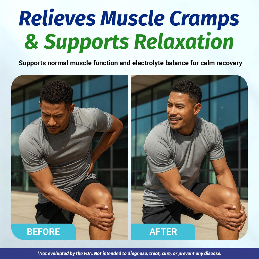 Concept of muscle relaxation and cramp relief
