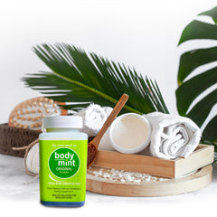 Concept image showing aluminum-free, plant-based internal deodorant