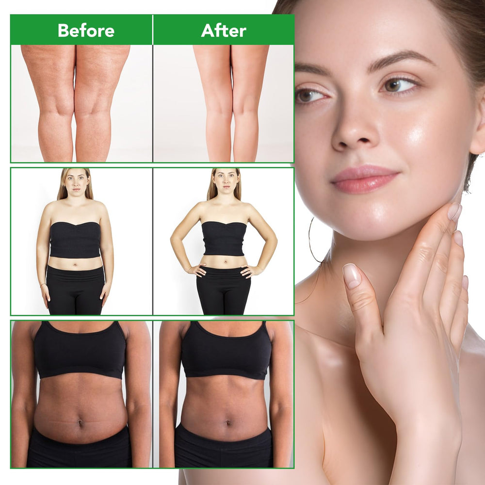 Natural plant ingredients scattered with oil bottle