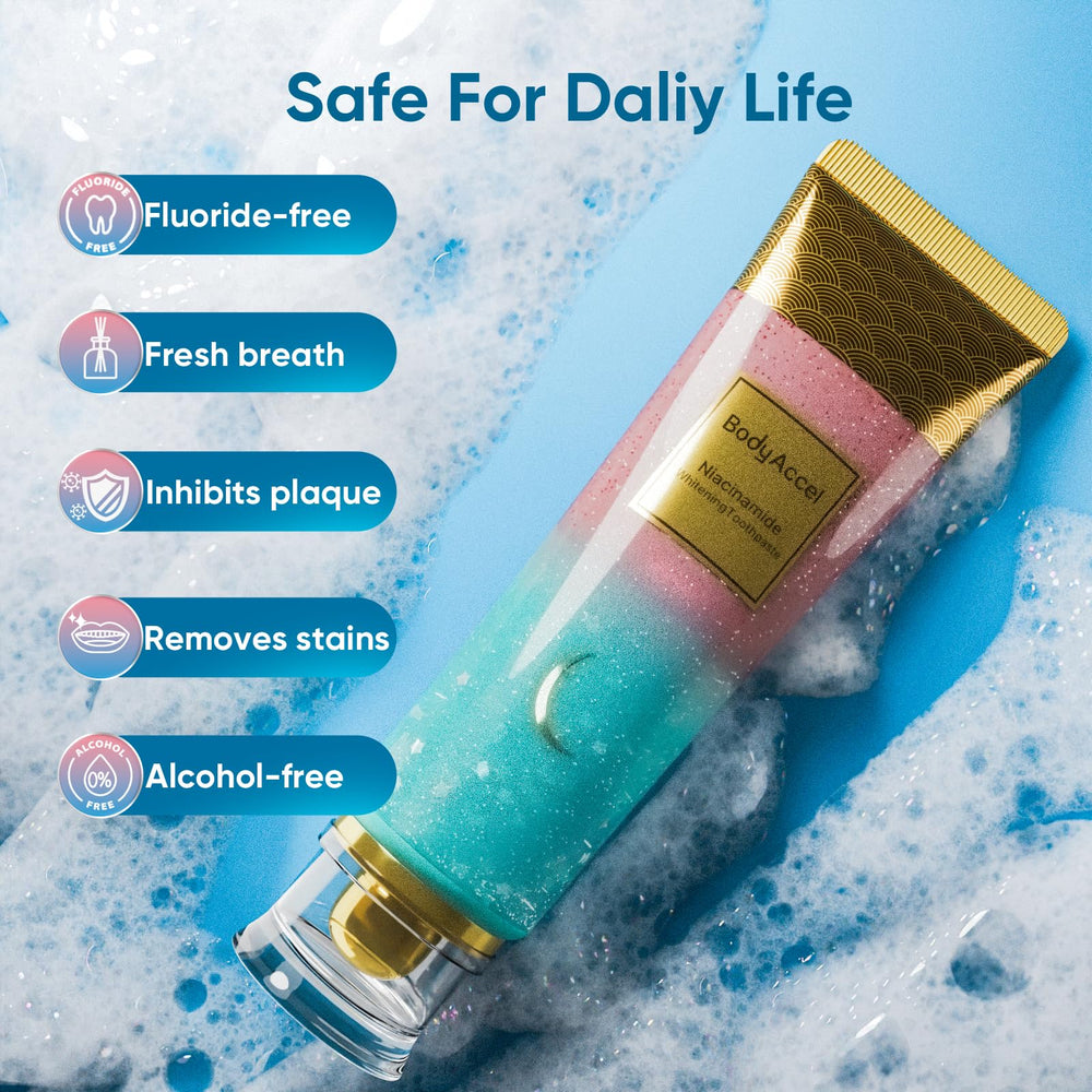 Plant-based, fluoride-free formula illustration