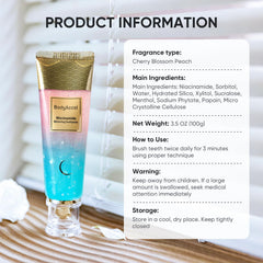 Gum care benefits illustration with healthy gums