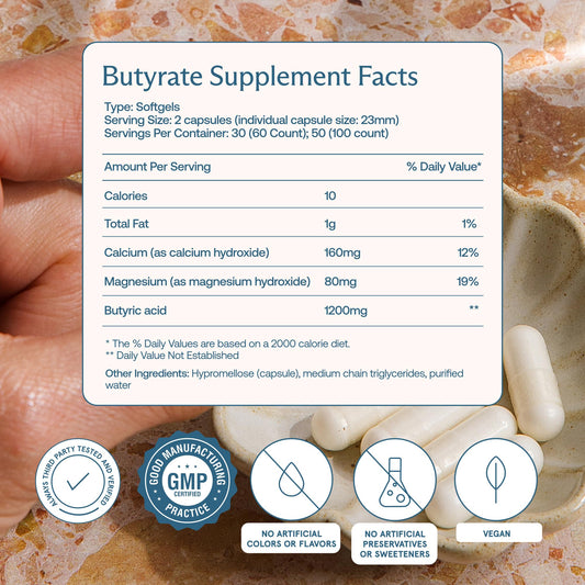 Graphic representing gut health and microbiome support