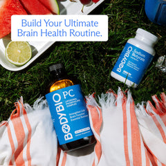 BodyBio PC brain health graphic suggests focus and clarity.