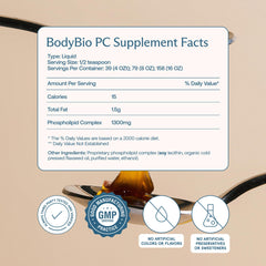 BodyBio PC capsules inside view, ready for simple cognitive support.