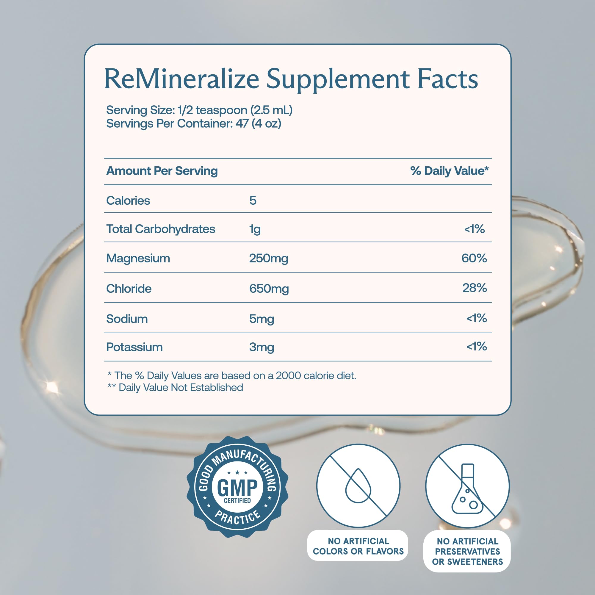 BodyBio ReMineralize bottle on counter ready for daily use