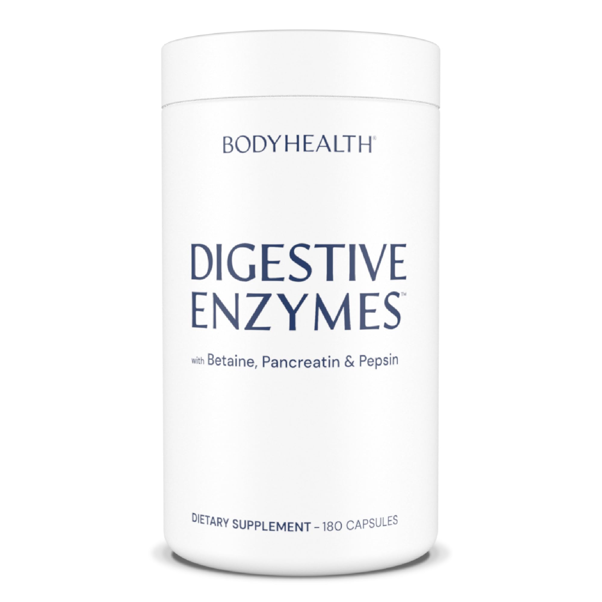 BodyHealth Digestive Enzymes Full Spectrum bottle – 180 capsules