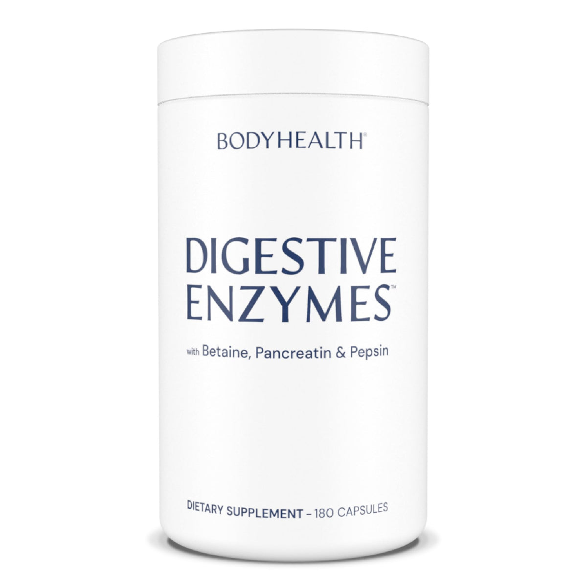 BodyHealth Digestive Enzymes Full Spectrum bottle – 180 capsules