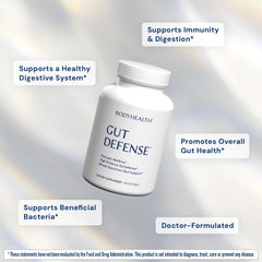 Digestive support concept with pills and herbs
