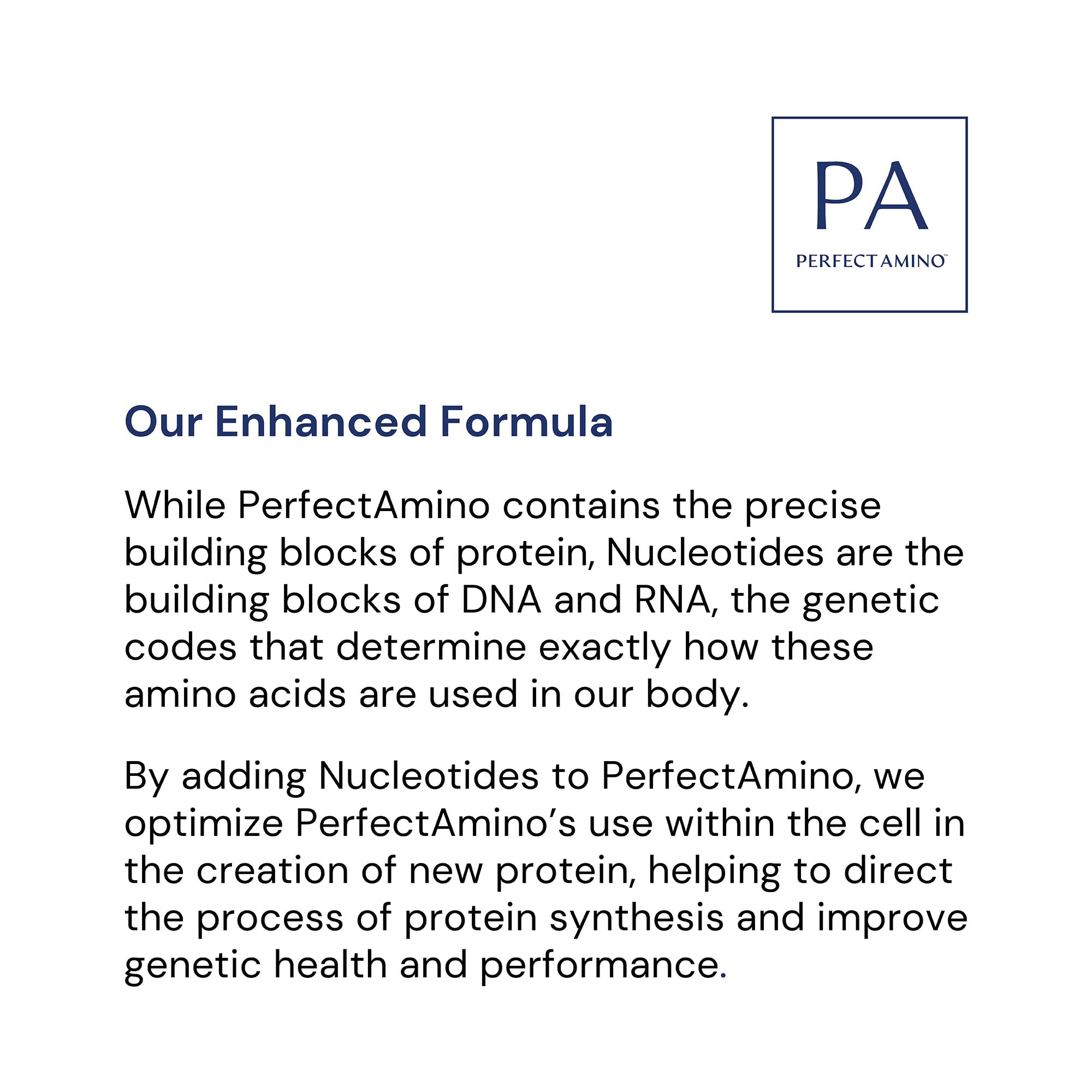 Bottle with scoop and tablets for PerfectAmino