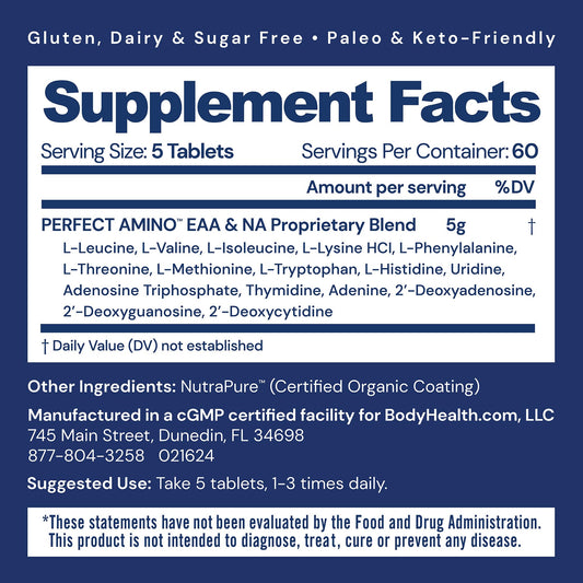 BodyHealth PerfectAmino 300 ct packaging