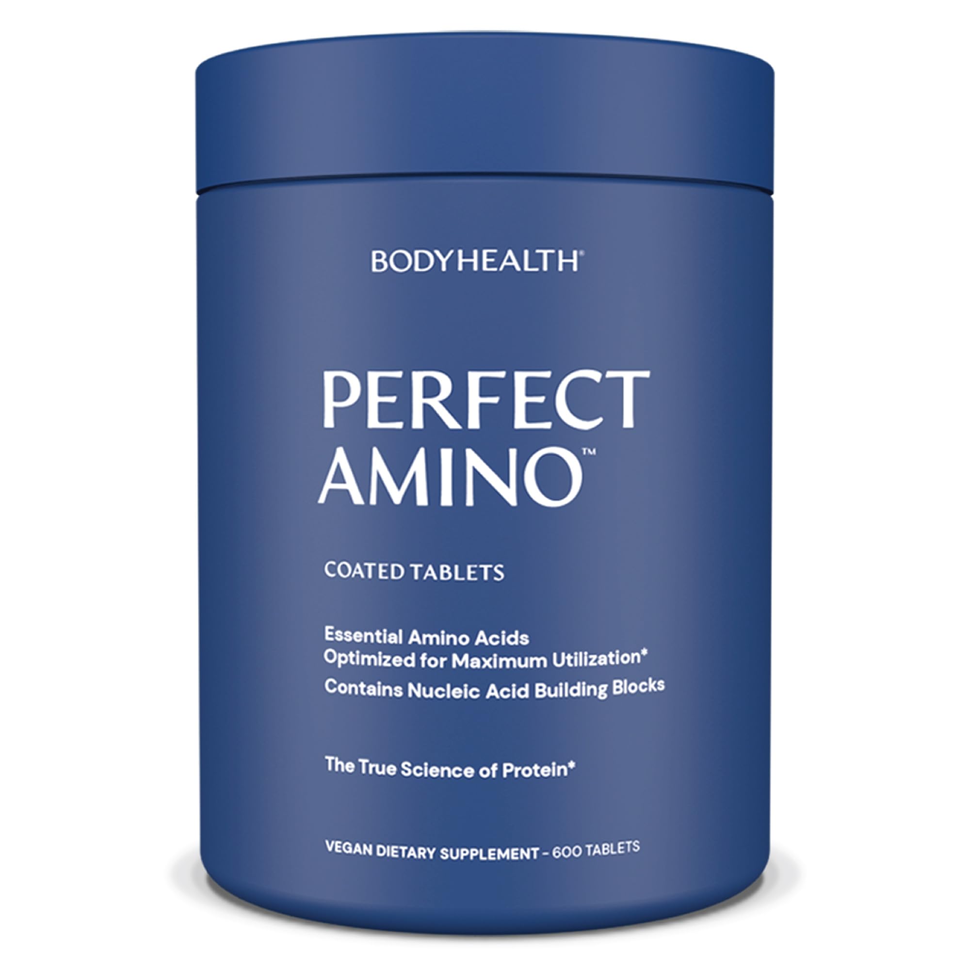 BodyHealth PerfectAmino 600-count bottle packaging