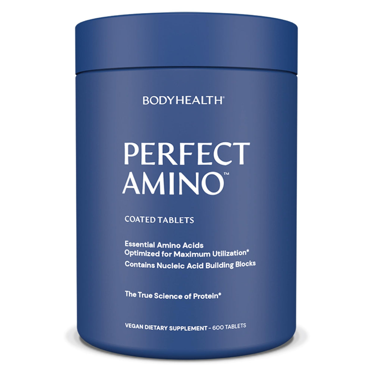 BodyHealth PerfectAmino 600-count bottle packaging
