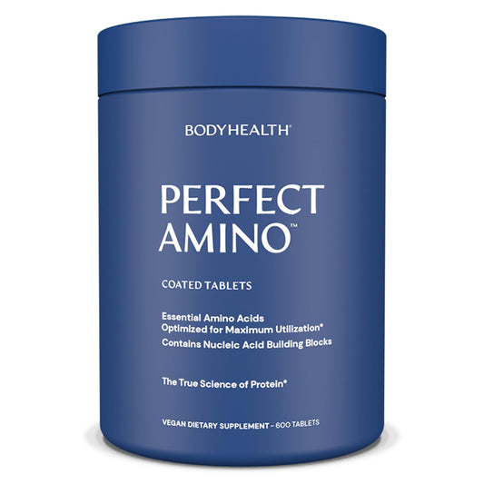 BodyHealth PerfectAmino 600-count bottle packaging