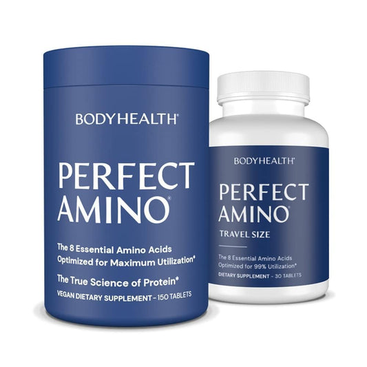 BodyHealth PerfectAmino 150-count bottle front view