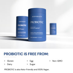 Gut health concept with Perfect Aminos and probiotic strains