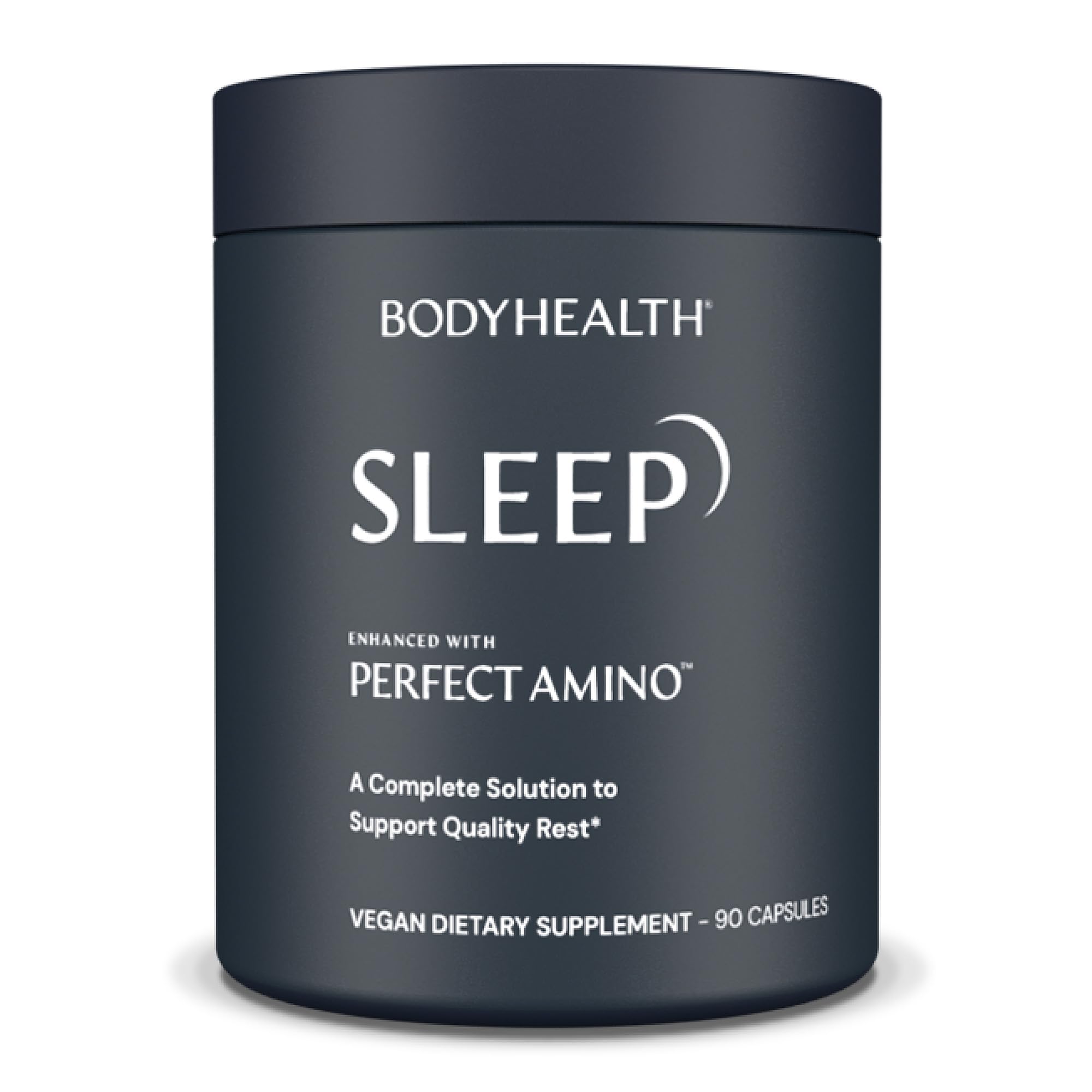 BodyHealth Sleep Aid bottle labeled with 3 mg Melatonin
