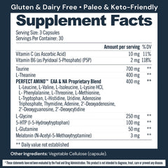 BodyHealth Sleep capsules close-up, featuring 3 mg Melatonin for deeper rest.