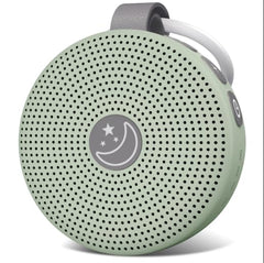 BodyHush mini sound machine front view shows portable sleep aid in action.