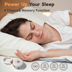 BodyHush rechargeable-travel-battery-life demonstrates long-lasting power during sleep sessions.