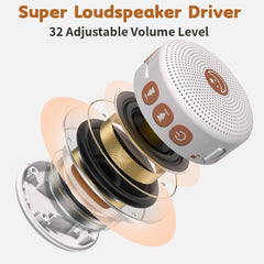 BodyHush travel-clip-design enables attachment to bags for quick convenient use.