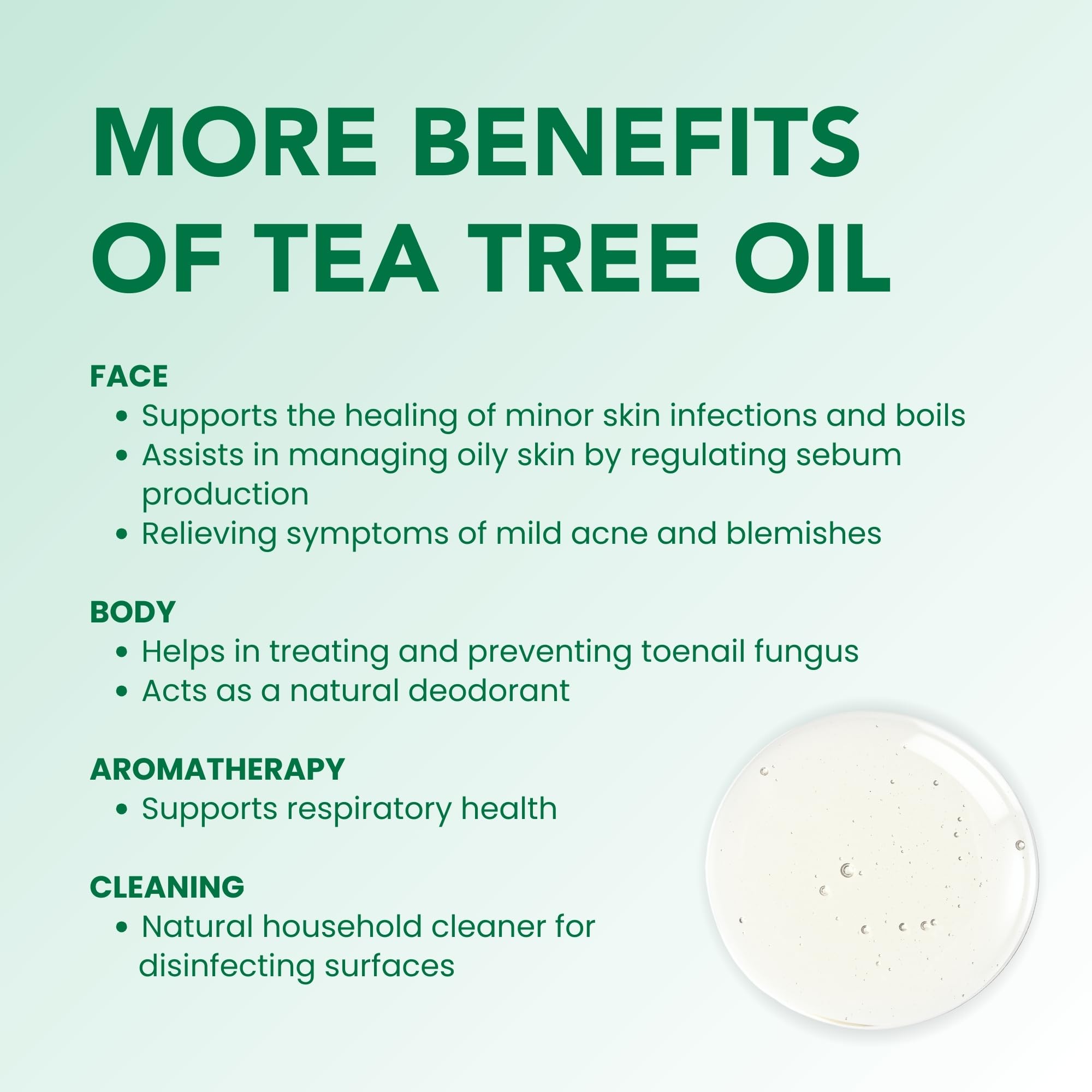 Nail and foot care with tea tree oil for cuticles