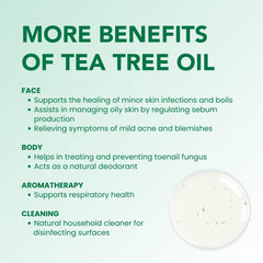 Nail and foot care with tea tree oil for cuticles