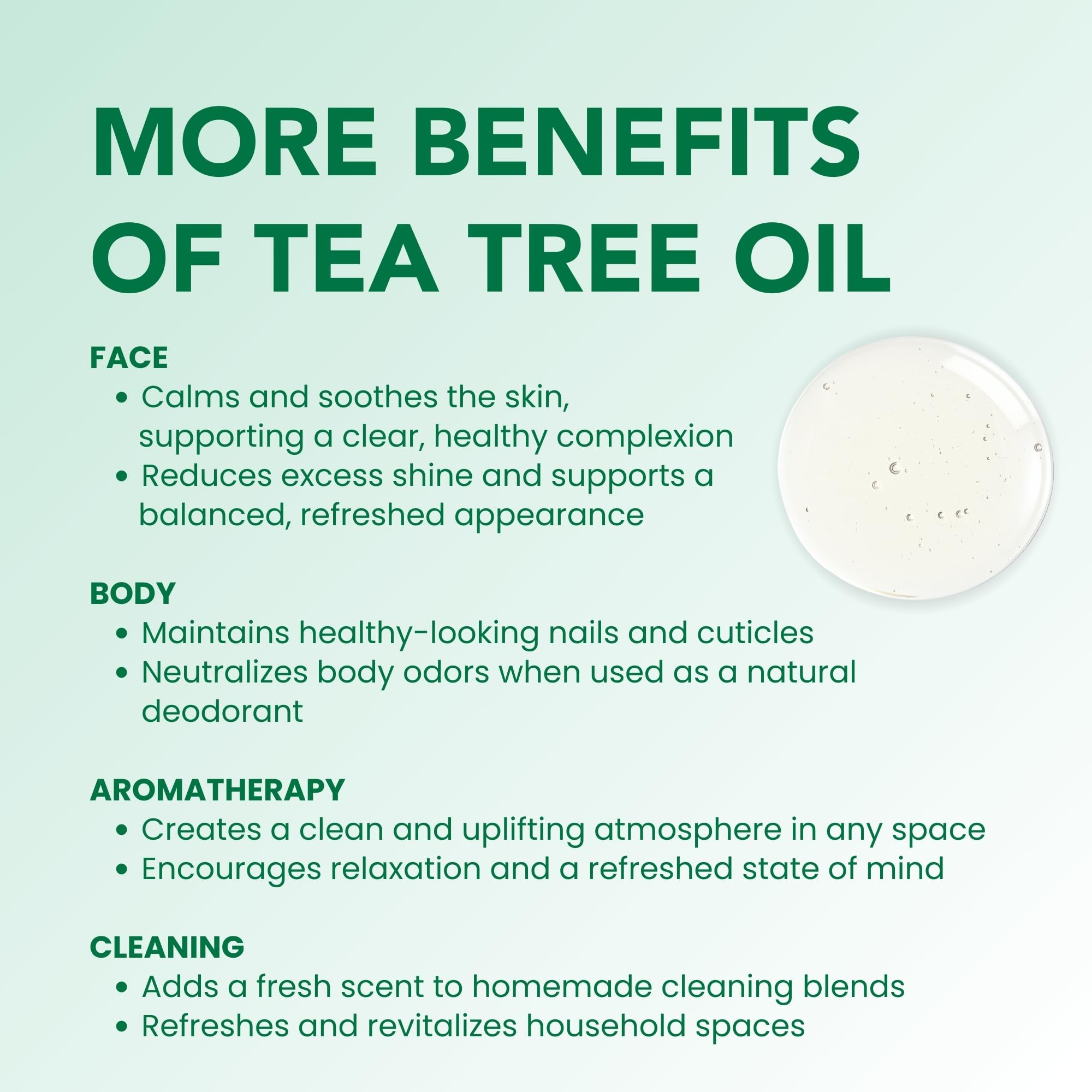 Tea tree oil with carrier oil for nails and cuticles