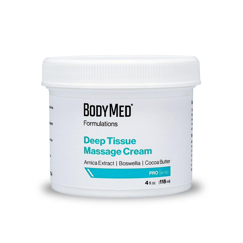 BodyMed Formulations Deep Tissue Massage Cream 4 oz bottle front view