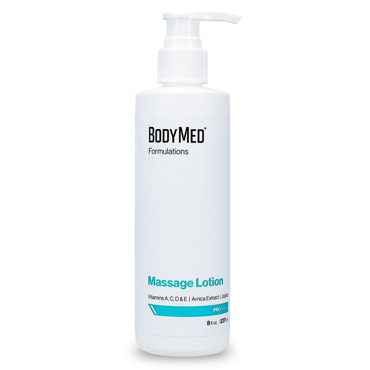 BodyMed Formulations Massage Lotion 8 oz fragrance-free bottle