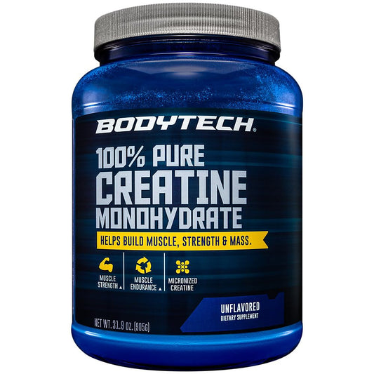 BODYTECH Creatine Monohydrate bottle front view