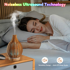 Diffuser showing auto-off sleep mode indicator