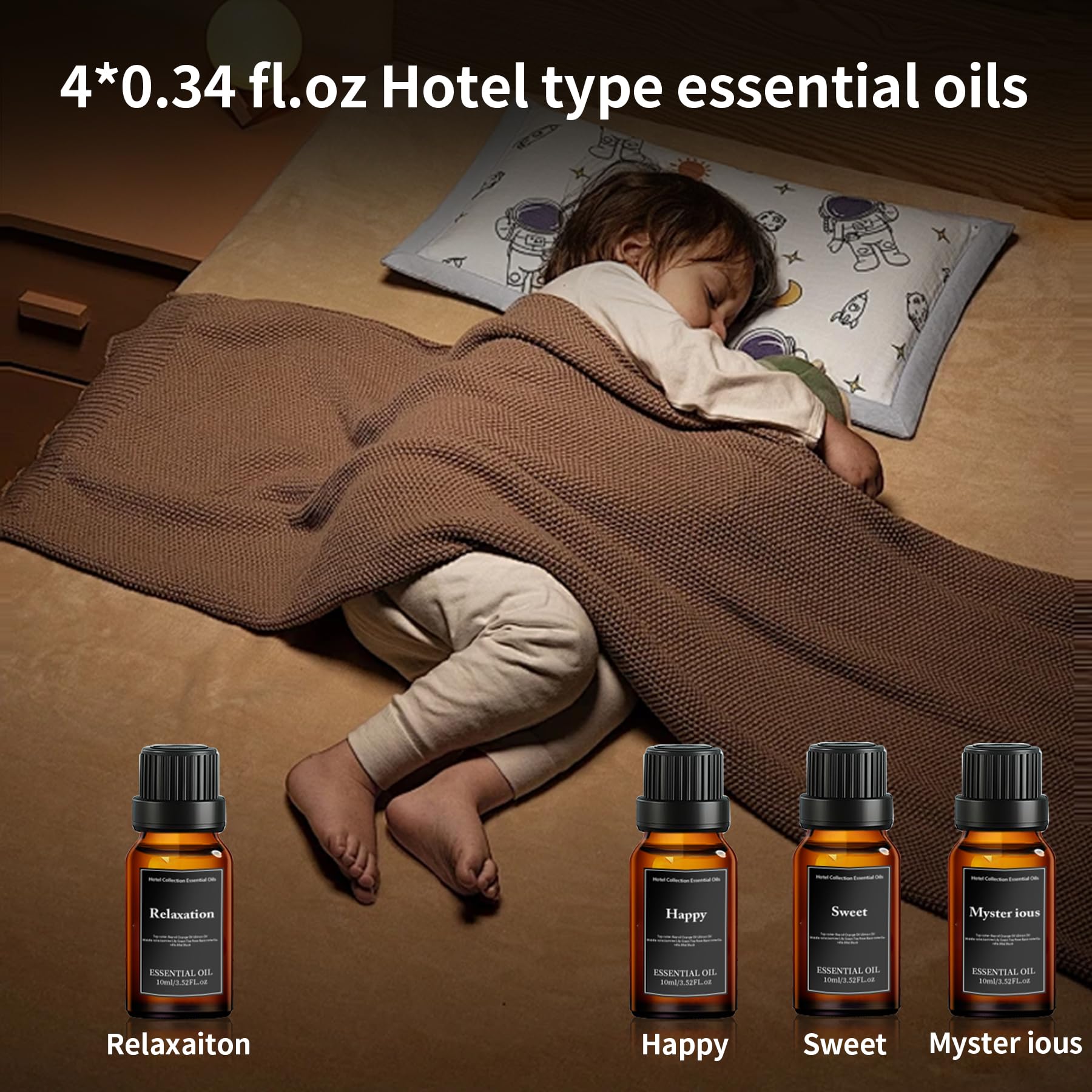 BOHOFAM diffuser with seven-color ambient lighting