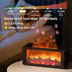 BOHOFAM diffuser showing 14-hour runtime capability