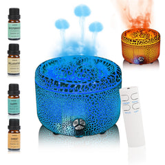 Box contents: diffuser, 4 essential oils, manual, power supply