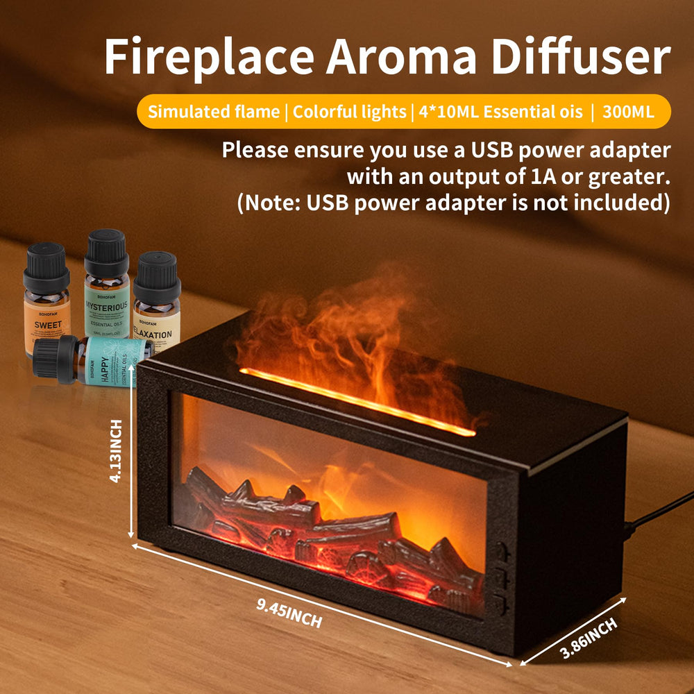 Auto shut-off feature illustration for BOHOFAM diffuser