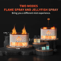 BOHOFAM diffuser showing dual flame mode