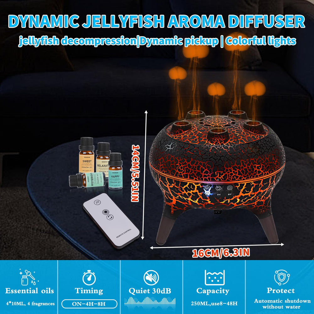 Close-up of 250ML diffuser head with jellyfish spray holes