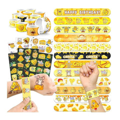 BOIKOKY cheese slap bracelets collection adds fun color and quick wear.