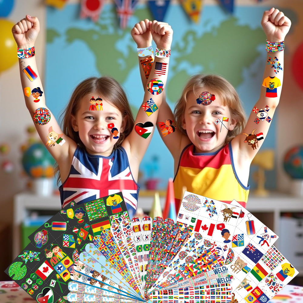 BOIKOKY classroom rewards with wearable flag designs
