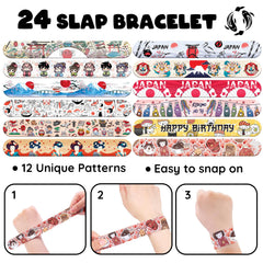 BOIKOKY durable PVC bracelets comfortable to wear all party long