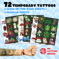 Boikoky glow-in-the-dark tattoo sheets add nighttime wow factor