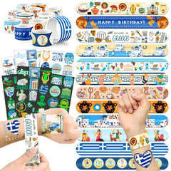 BOIKOKY Greek mythology slap bracelets with 24 designs for festival favors