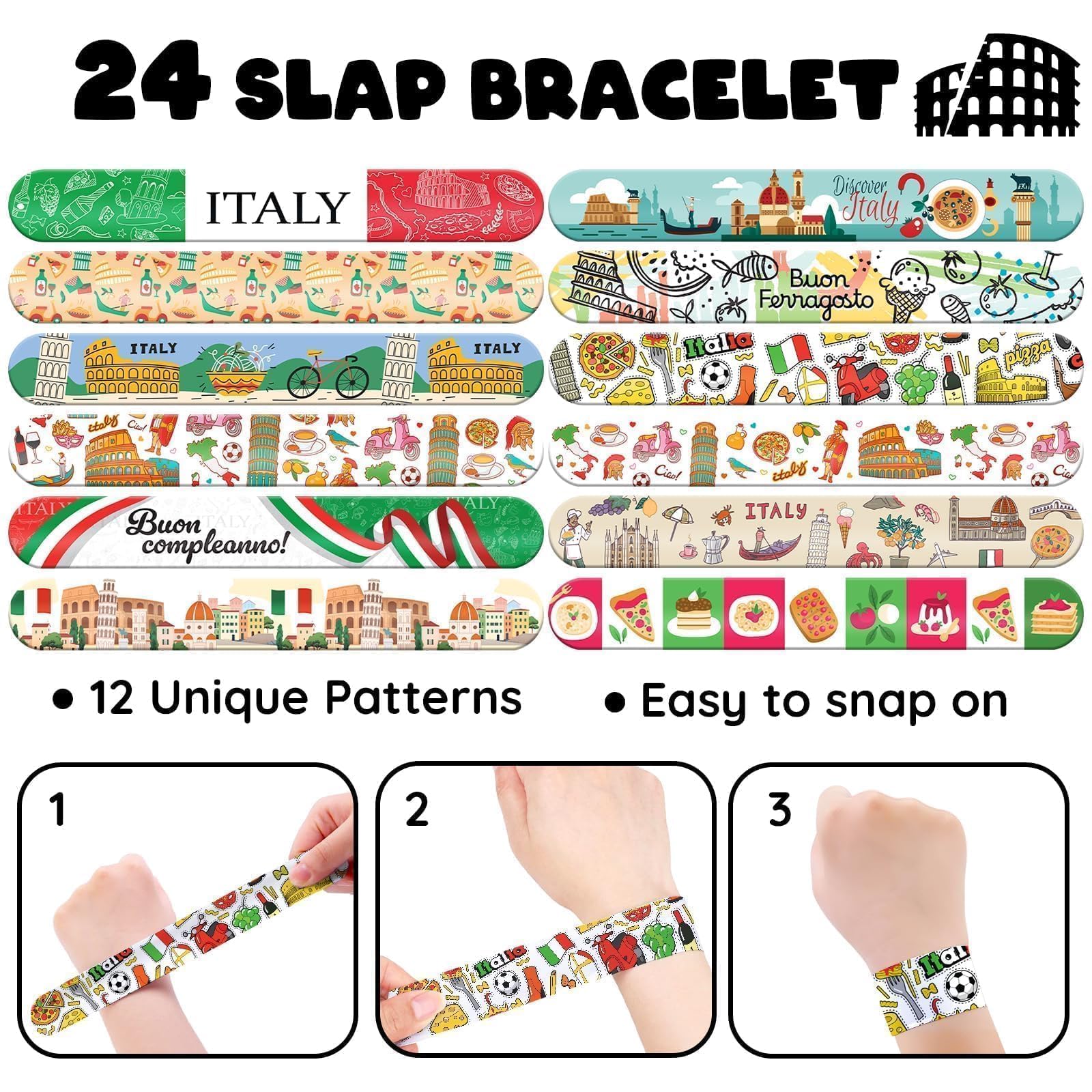 BOIKOKY Italy bracelets Pisa tower design for photo-worthy moments.