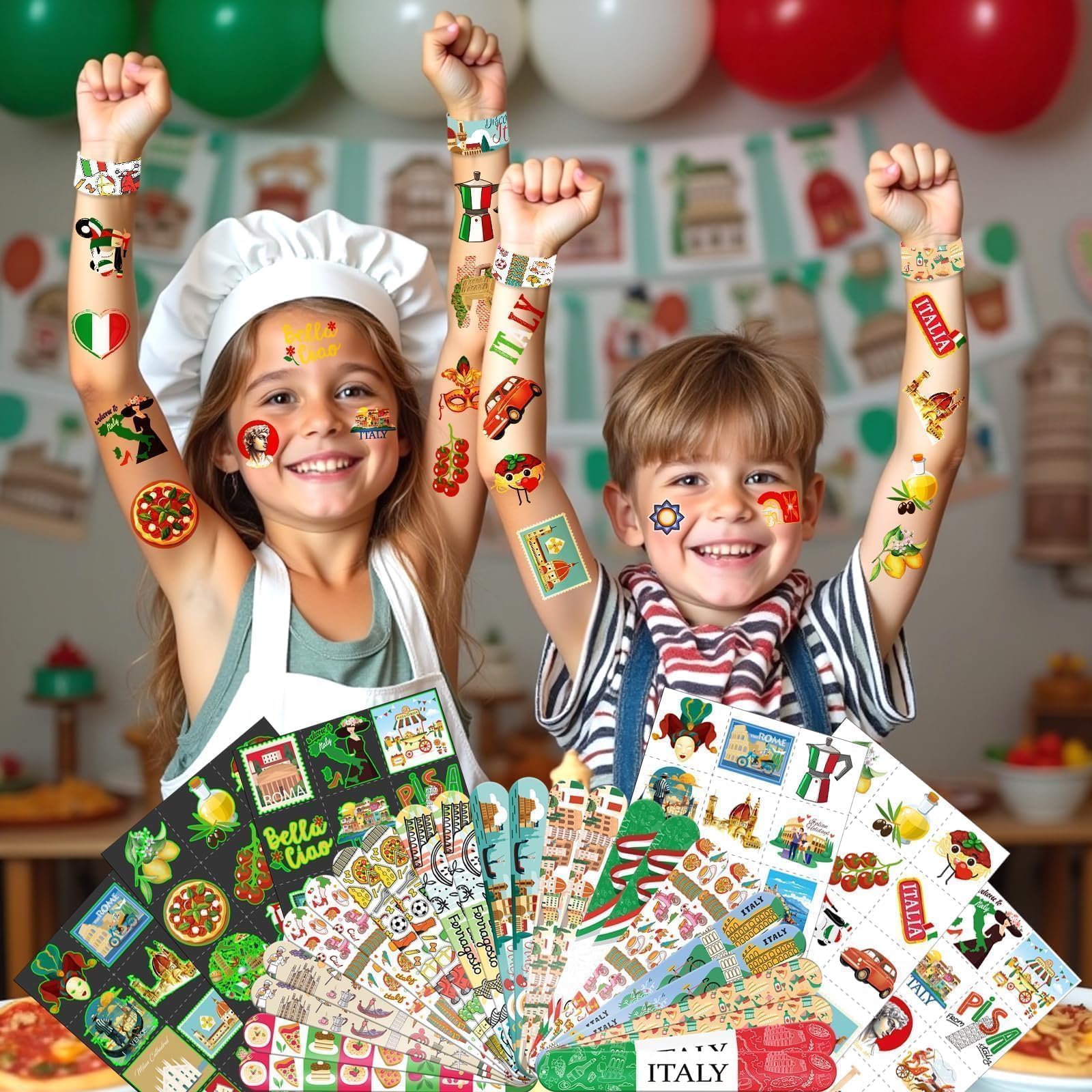 BOIKOKY Italy party kit ready-to-use set for quick celebration setup.